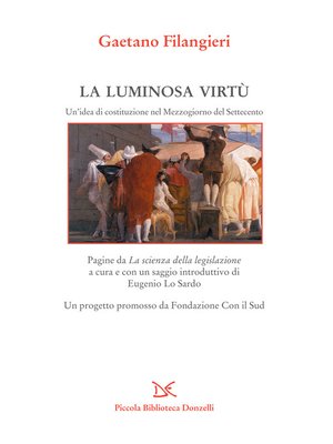 cover image of La luminosa virtù